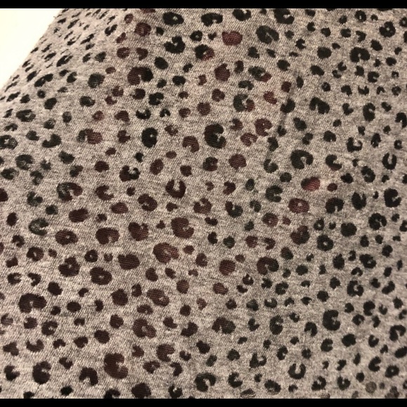 Loft Cheetah Burnout Long Long Sleeve - Picture 3 of 5